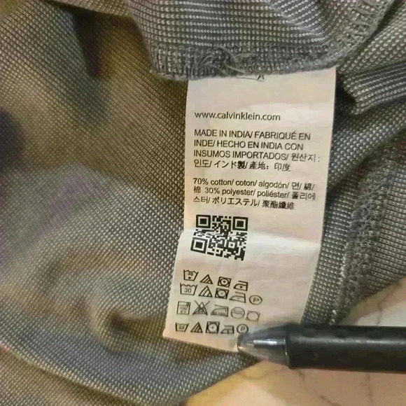 Calvin Klein Mens 1/4 Zip Long Sleeve Pullover Knit  Gray Size XXL - Picture 9 of 9
